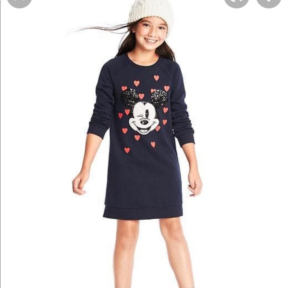 Gap Kids Mickey sweatshirt dress